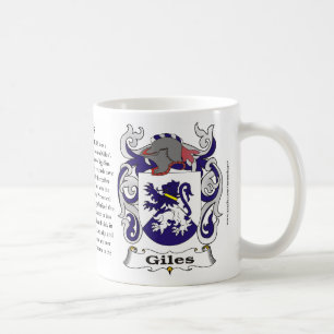 Mugg för Giles familjvapensköld