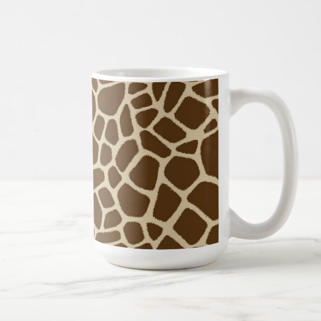Mugg för giraffmönsterkaffe (Höger)
