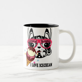 mugg för glass för vovvehundsunglass