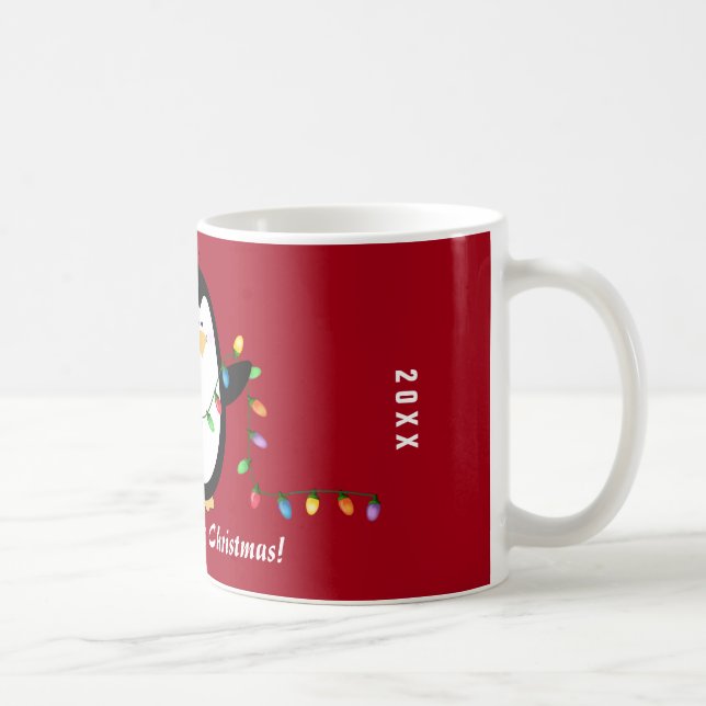 Mugg för god julljuspingvin (Höger)