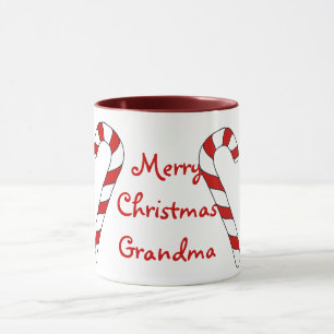 Mugg för god julmormorcandy cane vid Janz