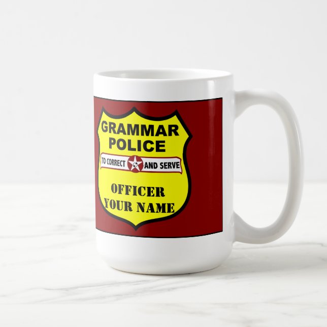 Mugg för grammatikpolisanpassade (Höger)