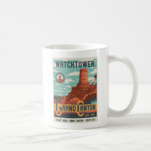 Mugg för grand Canyonnationalparkaffisch
