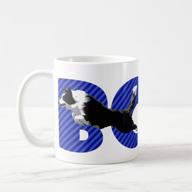 Mugg för gränsColliebanhoppning (Vänster)