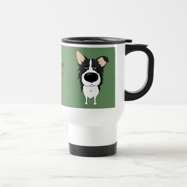 Mugg för gränsColliepappa (Höger)