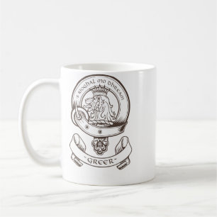 Mugg för Greer klanemblem