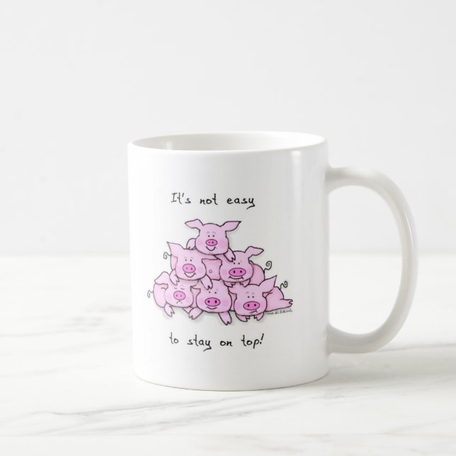 Mugg för grispyramidkaffe (Höger)