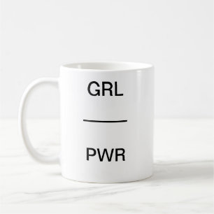 Mugg för GRL PWR