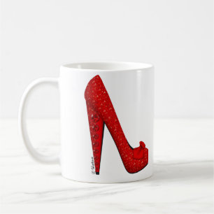 Mugg för häl för Dorothy Ruby röd