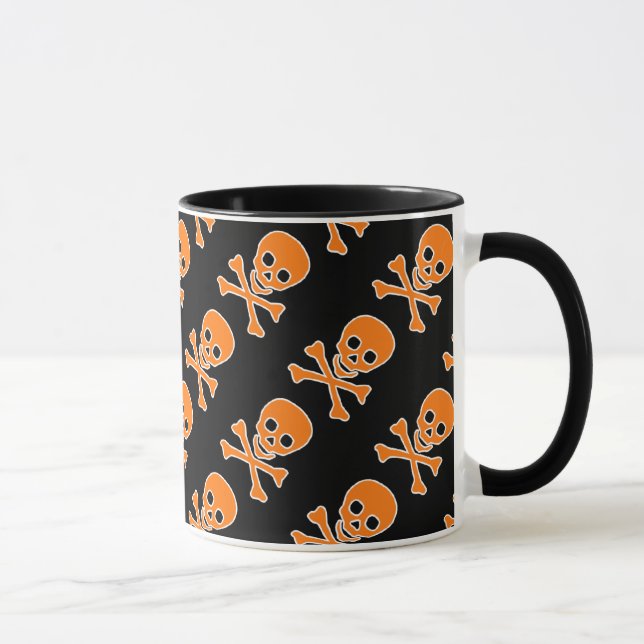 Mugg för Halloween piratdöskallar (Höger)