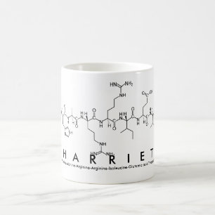 Mugg för Harriet peptidenamn