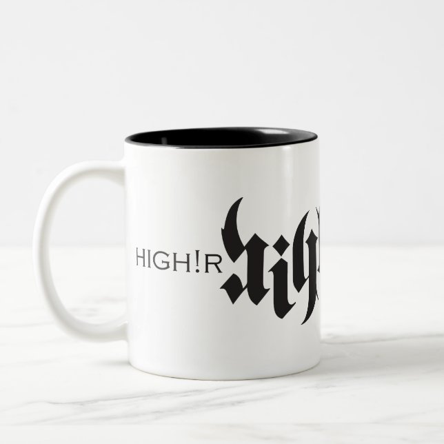 Mugg för High'r kreativ 11oz (Vänster)