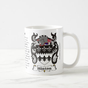 Mugg för Hinton familjvapensköld