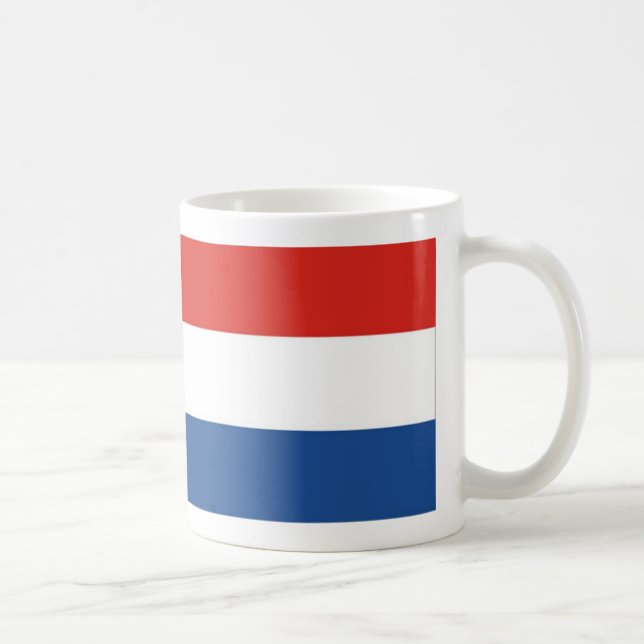 Mugg för Holland flaggakaffe (Höger)
