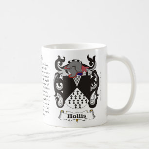 Mugg för Hollis familjvapensköld