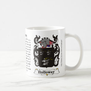 Mugg för Holloway familjvapensköld