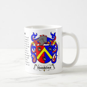 Mugg för Hoskins familjvapensköld