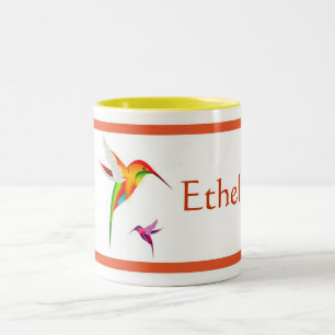 Mugg för Hummingbirdspersonligkaffe