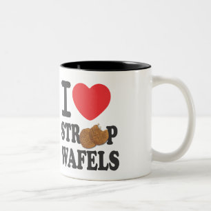 mugg för iLoveStroopwafels.com häftekaffe