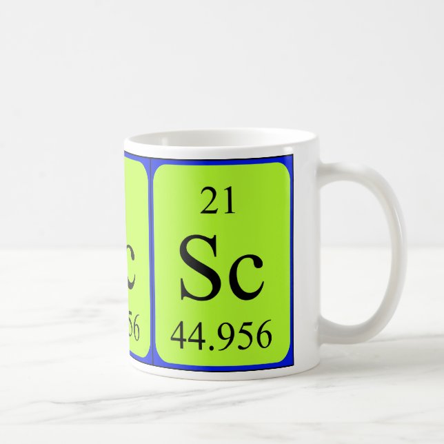 Mugg för inslag 21 - Scandium (Höger)