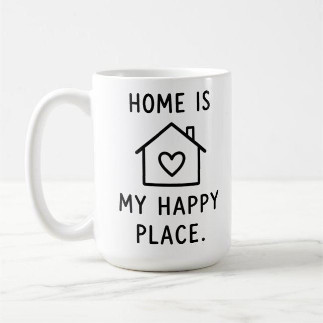 Mugg för introverta som älskar att stanna hemma (Vänster)