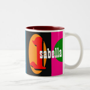 Mugg för Isabella personlignamn