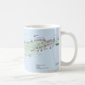 Mugg för IsleRoyale (Michigan) karta
