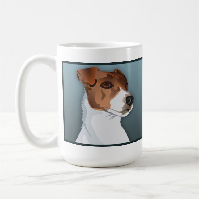 Mugg för jackRussell Terrier (Vänster)