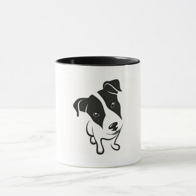 Mugg för jackRussell themed kaffe (Center)