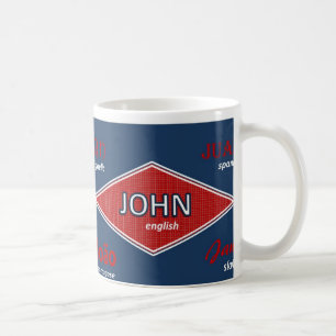 Mugg för John internationellnamn