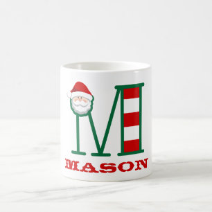 Mugg för jul för personlig för ungeSanta mugg