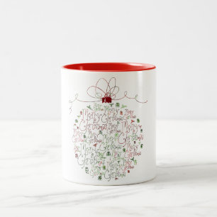 Mugg för julprydnadkaffe