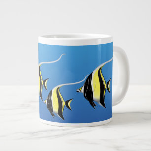 Mugg för jumbo för fisk för rev för