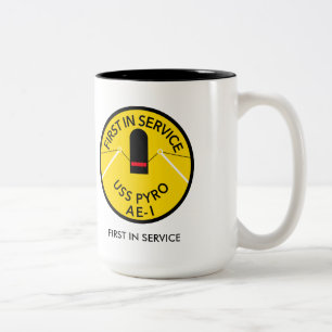 MUGG FÖR KAFFE AE-1 FÖR USS PYRO