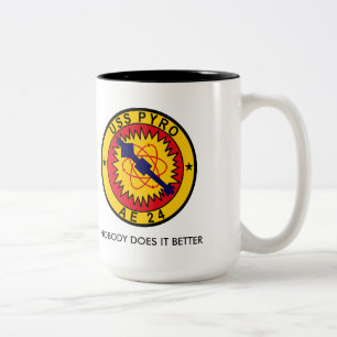 MUGG FÖR KAFFE AE-24 FÖR USS PYRO