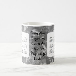 Mugg för kaffe för 2018 början för kalender 20