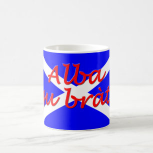 Mugg för kaffe "för Alba gu brath"