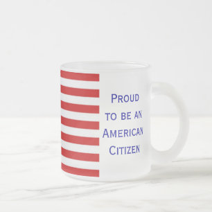 Mugg för kaffe för amerikanmedborgareflagga