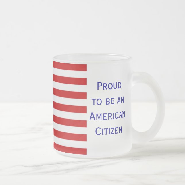 Mugg för kaffe för amerikanmedborgareflagga (Höger)