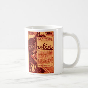 Mugg för kaffe för annons för vapen för