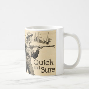Mugg för kaffe för annons för vintageRemington