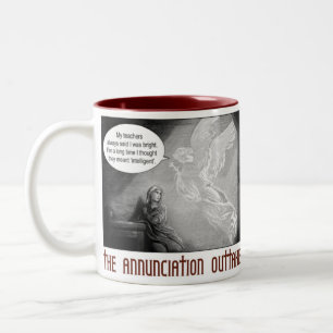 Mugg för kaffe för AnnunciationOuttake #1