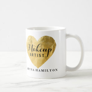 Mugg för kaffe för anpassadeMakeupkonstnär