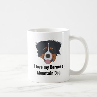 Mugg för kaffe för Bernese berghund - Bernese hund