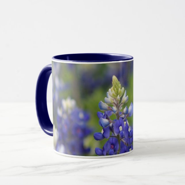 Mugg för kaffe för blomma för Texas (Framsida vänster)