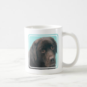 Mugg för kaffe för chokladlabbhund