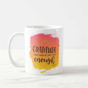 Mugg för kaffe för citationstecken för