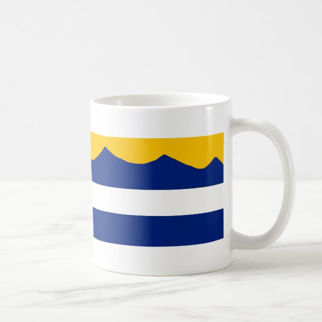 Mugg för kaffe för Colorado flaggabergskedja (Höger)