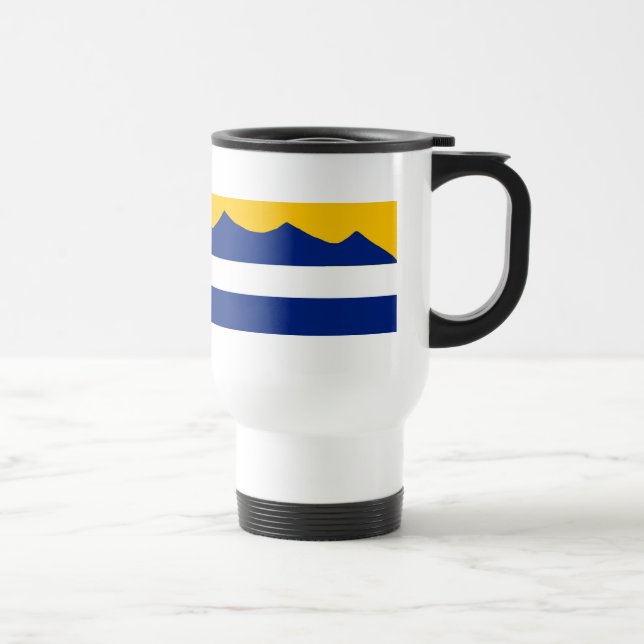 Mugg för kaffe för Colorado flaggabergskedja (Höger)