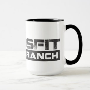 Mugg för kaffe för CrossFit vårgren